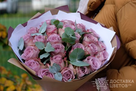 Букет из голландских роз "Мемори Лейн"